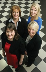 Sharon Beattie and staff team
