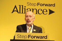 Northern Ireland- 22nd March 2014 Mandatory Credit - Photo-Jonathan Porter/Presseye.

Alliance Party conference at la Mon House Hotel outside east Belfast.  Justice Minister David Ford and party leader David Ford gives his speech.