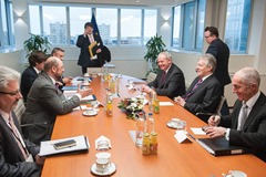 EP President meets with the First Minister of Northern Ireland and the Deputy First Minister of Northern Ireland.