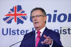Press Eye - Belfast - Northern Ireland - 18th October 2014 - Picture by Kelvin Boyes / Press Eye.
Ulster Unionist Party Annual Conference at the Ramada Hotel, Belfast.
Party leader Mike Nesbitt at the party conference
