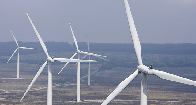 Grüne Energie aus Wind – „Black Law Windfarm“ / Green ene