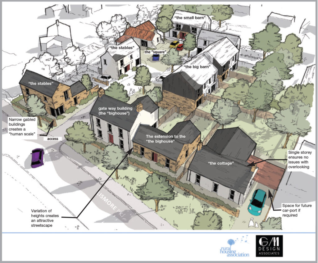 2017 design proposals for Lismore Park, Sion Mills.