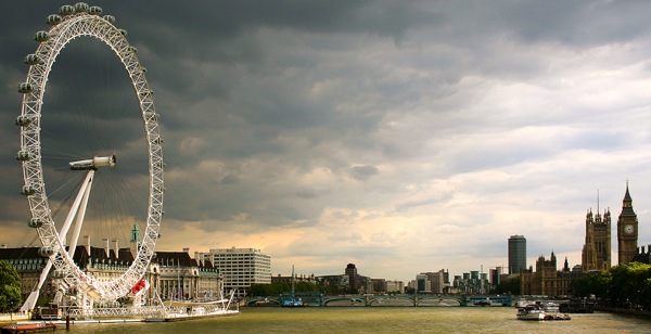 Vauxhall is home to the London Eye, just next to Parliament.