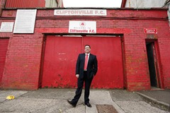 Press Eye - Belfast - Northern Ireland -  Monday 21st May 2013 -
Cliftonville FC
Gerard Lawlor.
Picture by  Kelvin Boyes / Press Eye