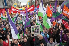 TRADE UNION RALLIES FOR PEOPLE JOBS & SERVICES 2011 