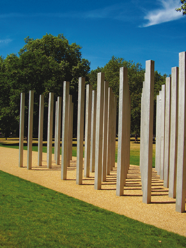 The Hyde Park memorial.