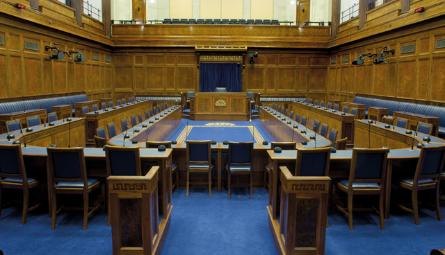 Stormont Assembly chamber