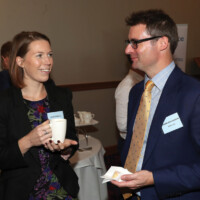 Laura Donnelly, Pinsent Masons LLP with Graeme MacLaughlin, Barclays.