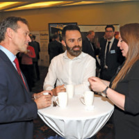 David Moore, GES Group with Colm Moane, Bank of Ireland and Anna-Marie McAlinden, Mills Selig.