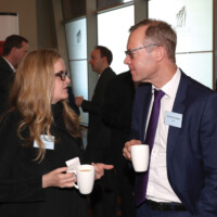 Catherine Joyce O’Caollai, Indaver Ireland & UK with Deaglan O’Donaill, ESB.