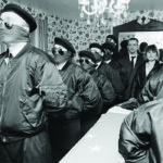 The funeral of INLA Chief of Staff Gino Gallagher, who was shot in the back of the head as he waited in a Falls Road dole queue in 1996.