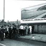 Annual Internment Parade staged outside Casement Park on the Andersonstown Road in 1986