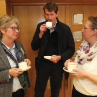 Agri-Food and Biosciences Institute: Claire Jack, Austen Ashfield and conference speaker Dr Elizabeth Magowan