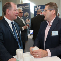 Paul McGrattan, Translink with Bob McClean, Civica Northern Ireland.
