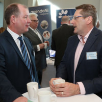 Paul McGrattan, Translink with Bob McClean, Civica Northern Ireland.