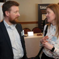 Paul Harron, Belfast Health and Social Care Trust with Elaine Colgan, Department of Health