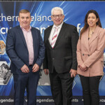 Tony Murphy, Education Authority; Clive Stewart, Invest Northern Ireland; Noel Brady, Consult Nb1; Karen Rodgers, Farrans Construction and Hugh Carr, Scotland Excel